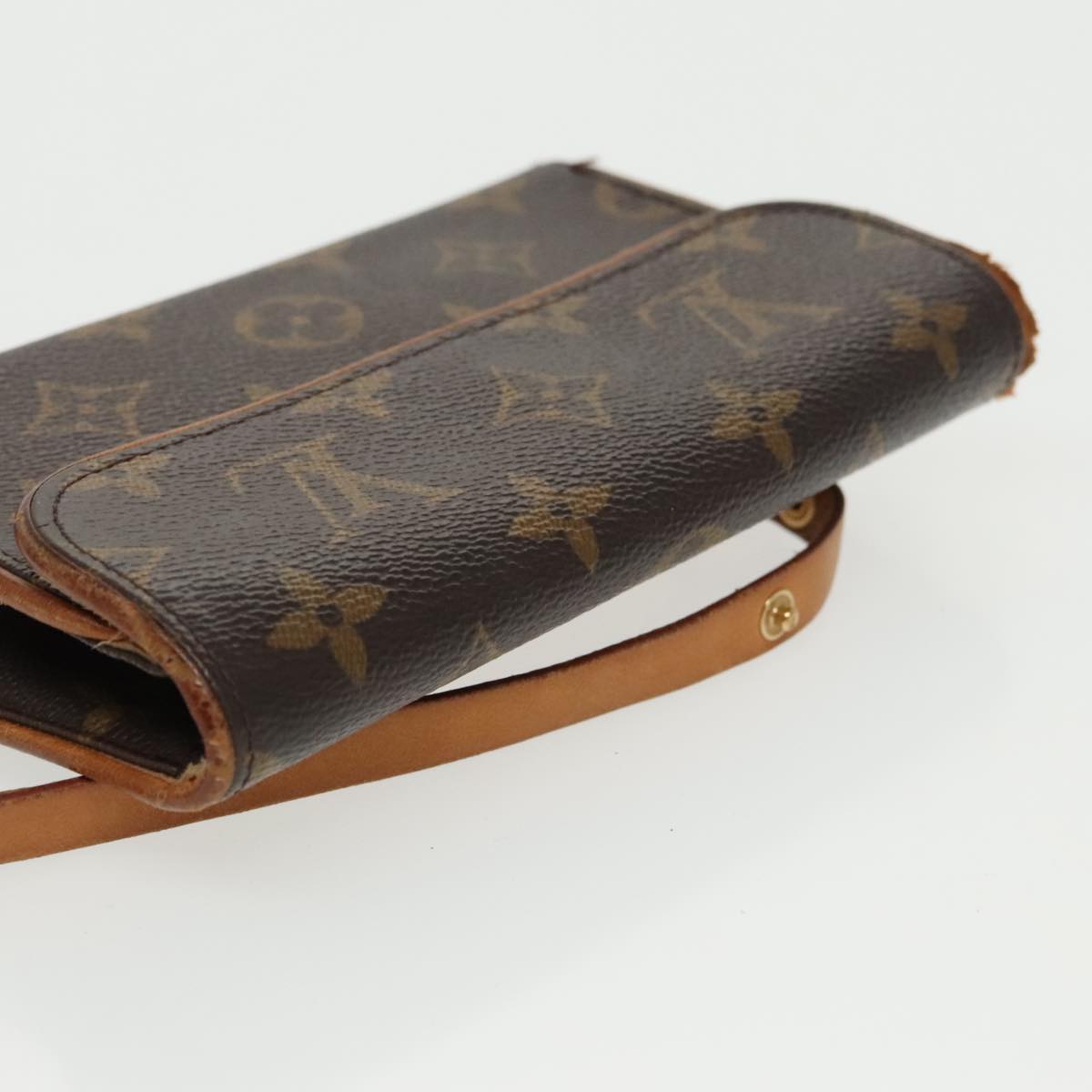 LOUIS VUITTON Monogram Pochette Florentine Waist bag M51855 LV Auth bs19555