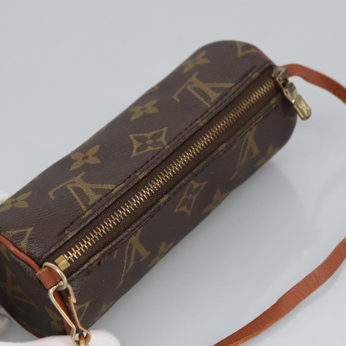 LOUIS VUITTON Monogram Papillon Pouch LV Auth bs19562