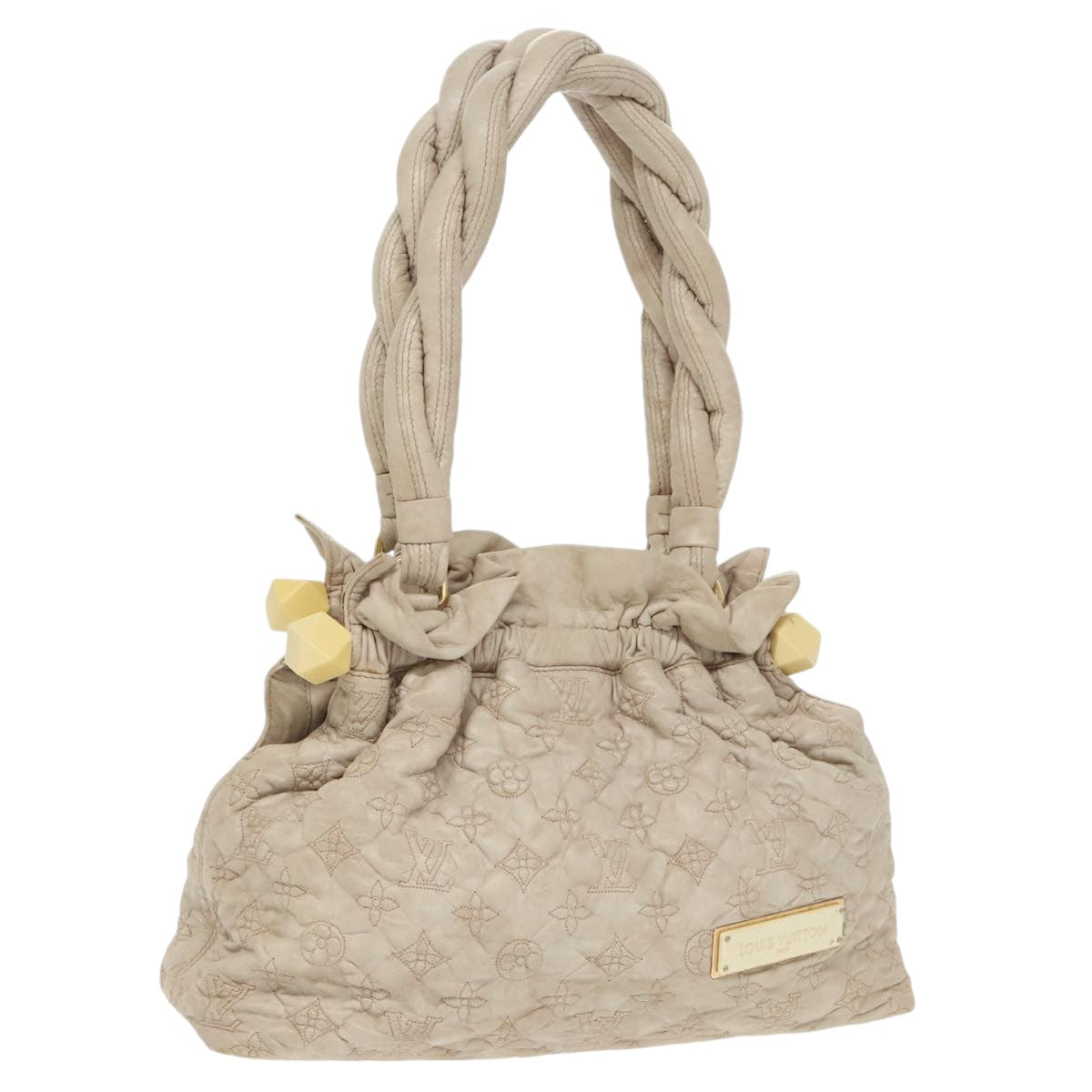 LOUIS VUITTON Monogram Orump Stratus PM Shoulder Bag Beige M95419 Auth bs19602