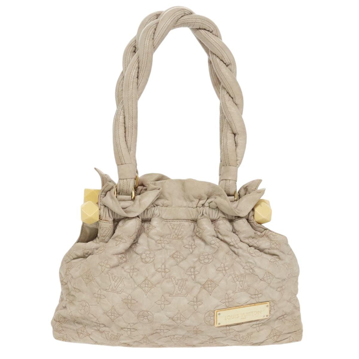 LOUIS VUITTON Monogram Orump Stratus PM Shoulder Bag Beige M95419 Auth bs19602