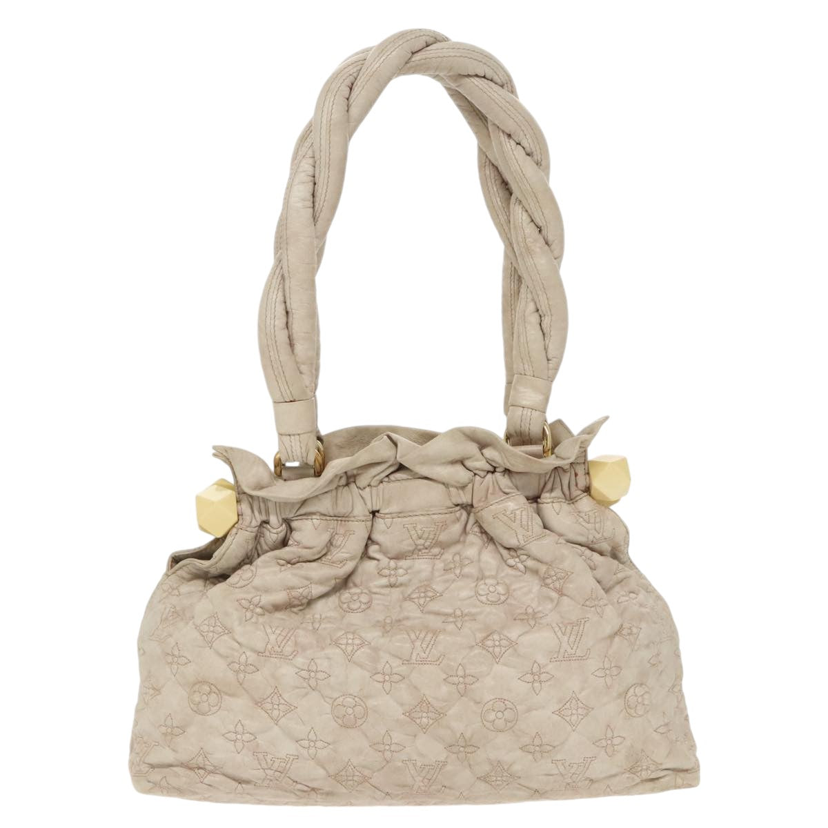 LOUIS VUITTON Monogram Orump Stratus PM Shoulder Bag Beige M95419 Auth bs19602