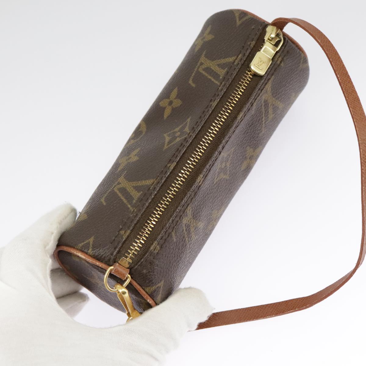 LOUIS VUITTON Monogram Papillon Pouch LV Auth bs19684