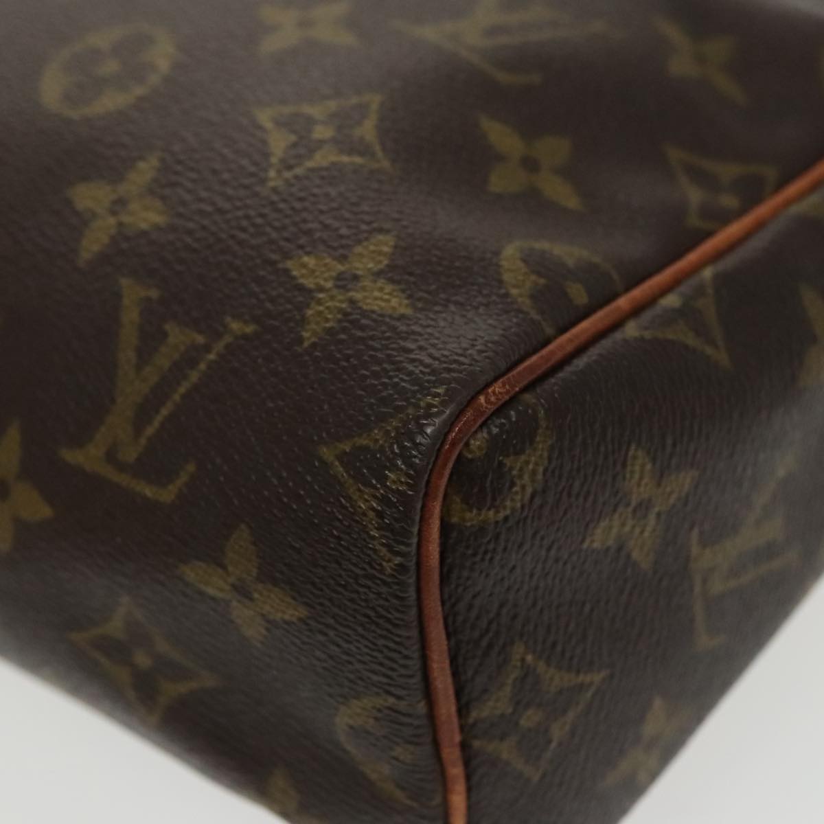 LOUIS VUITTON Monogram Tulle Lee Shoulder Bag M51348 LV Auth bs19708