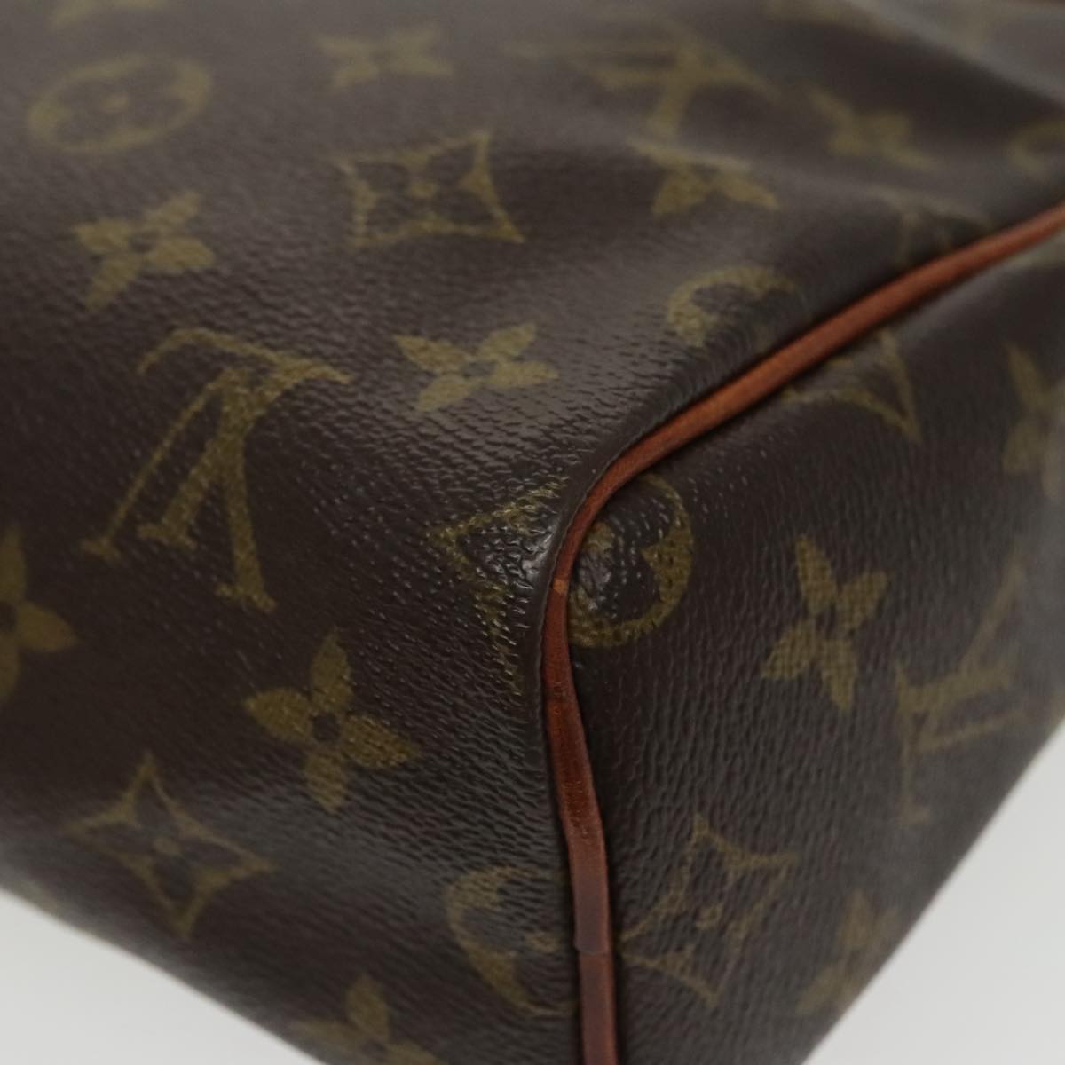 LOUIS VUITTON Monogram Tulle Lee Shoulder Bag M51348 LV Auth bs19708