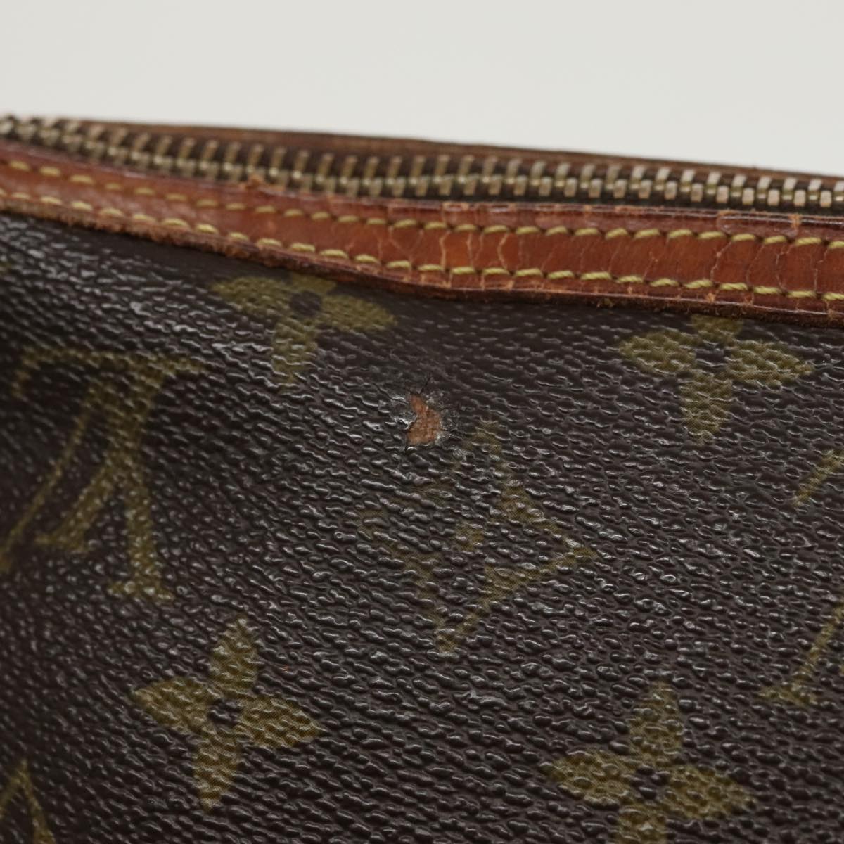 LOUIS VUITTON Monogram Tulle Lee Shoulder Bag M51348 LV Auth bs19708