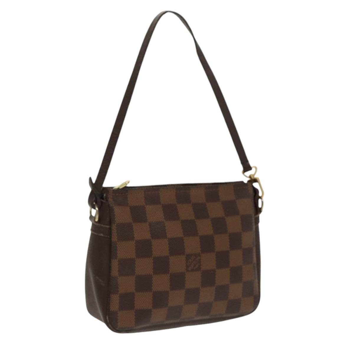 LOUIS VUITTON Damier Ebene Trousse makeup Pouch N51982 LV Auth bs19709