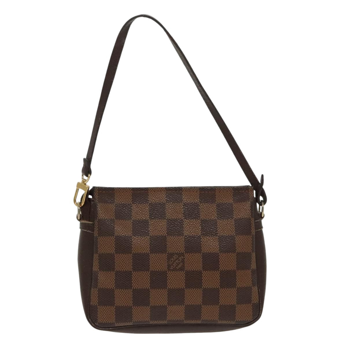 LOUIS VUITTON Damier Ebene Trousse makeup Pouch N51982 LV Auth bs19709