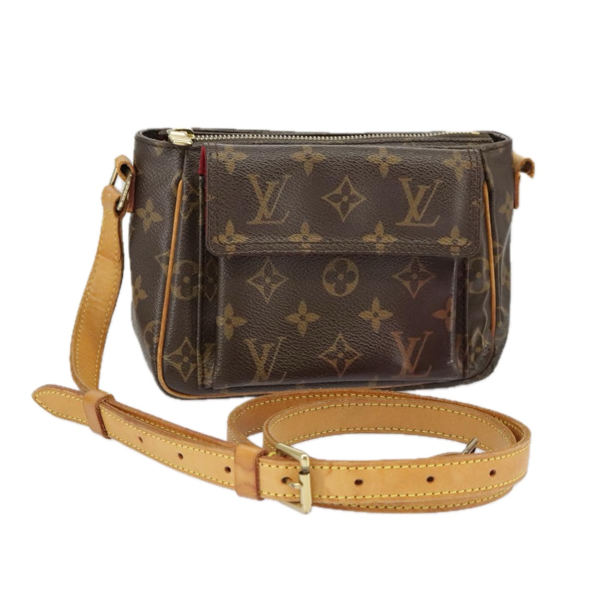 LOUIS VUITTON Monogram Viva Cite PM Shoulder Bag M51165 LV Auth bs19793