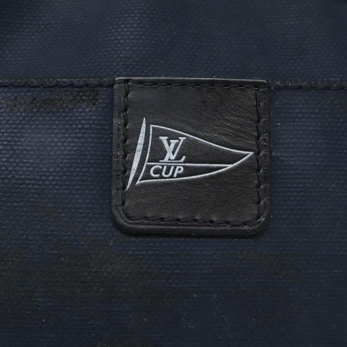 LOUIS VUITTON LV Cup Genoa Marine Shoulder Bag Navy Blue M80701 LV Auth bs19797