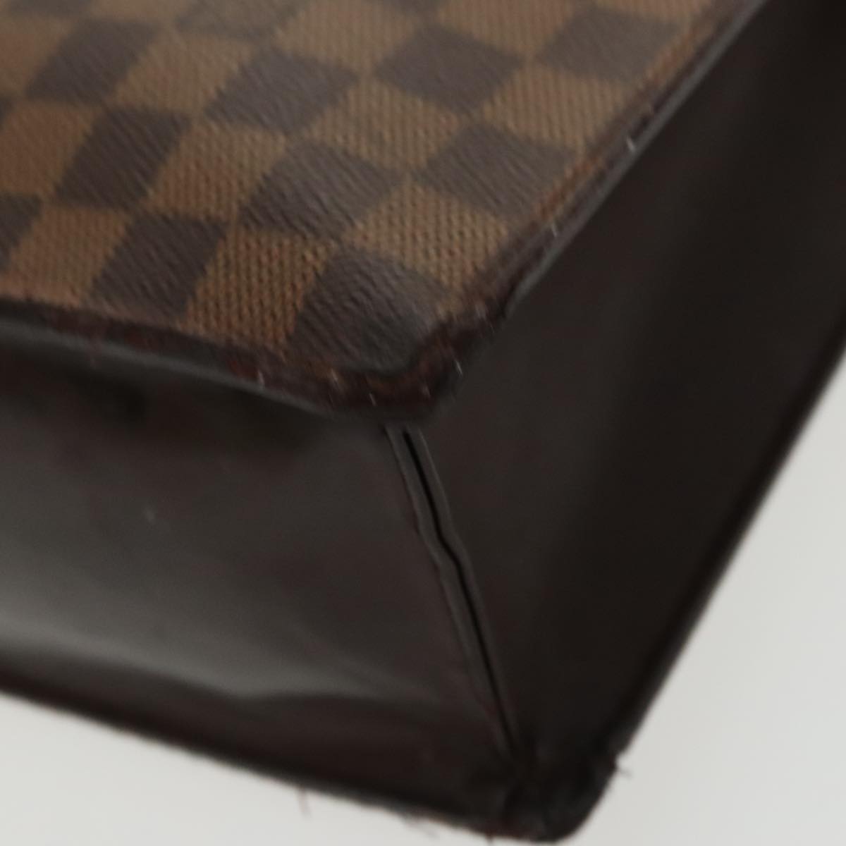 LOUIS VUITTON Damier Ebene Venice PM Hand Bag N51145 LV Auth bs19928