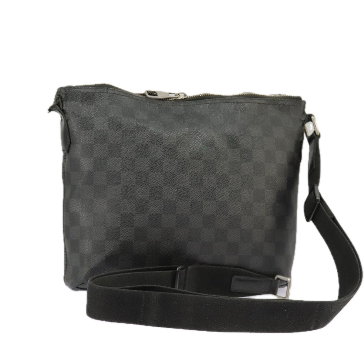 LOUIS VUITTON Damier Graphite Mick PM Shoulder Bag N40003 LV Auth bs19945