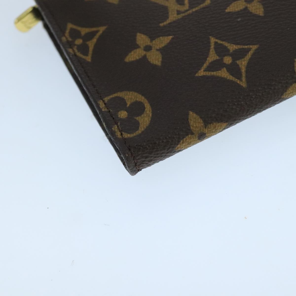 LOUIS VUITTON Monogram Bucket PM Accessory Pouch LV Auth bs20033