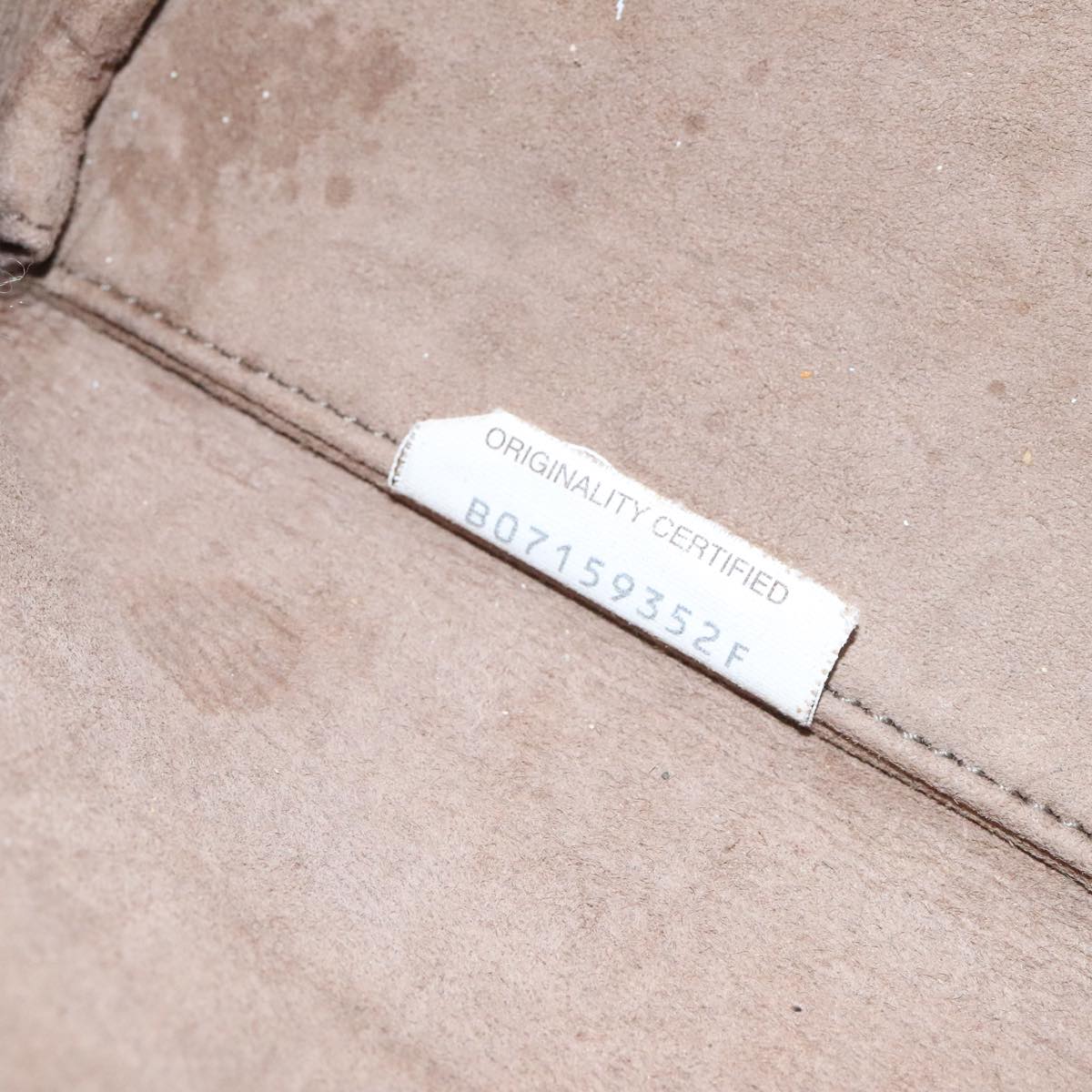 BOTTEGA VENETA Micro Butterfly Tote Bag Leather White Auth bs20055