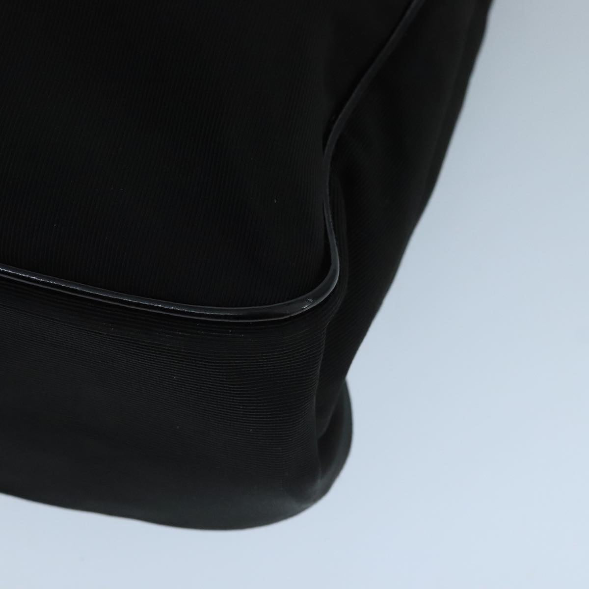 Salvatore Ferragamo Tote Bag Canvas Gold Black Auth bs20079