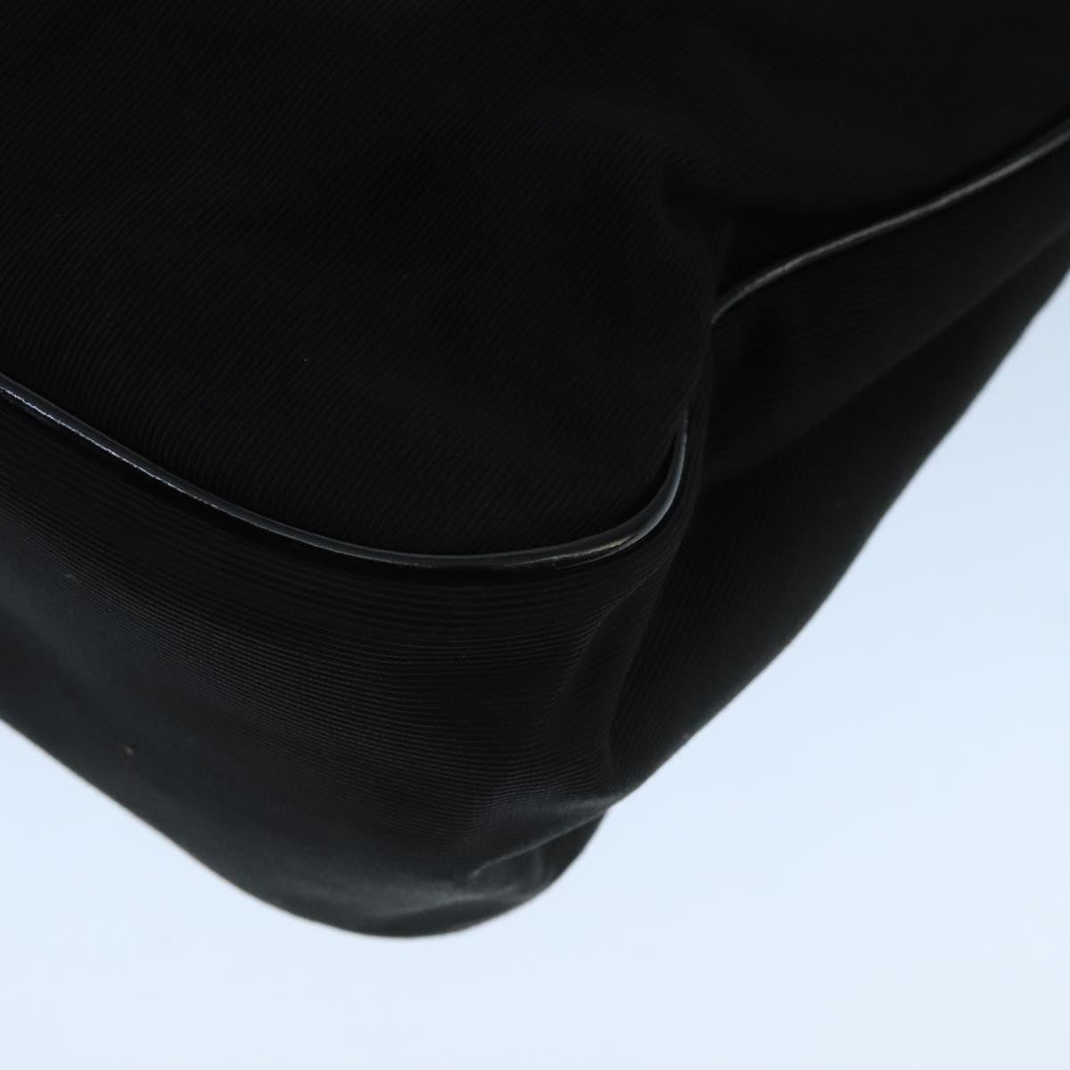 Salvatore Ferragamo Tote Bag Canvas Gold Black Auth bs20079