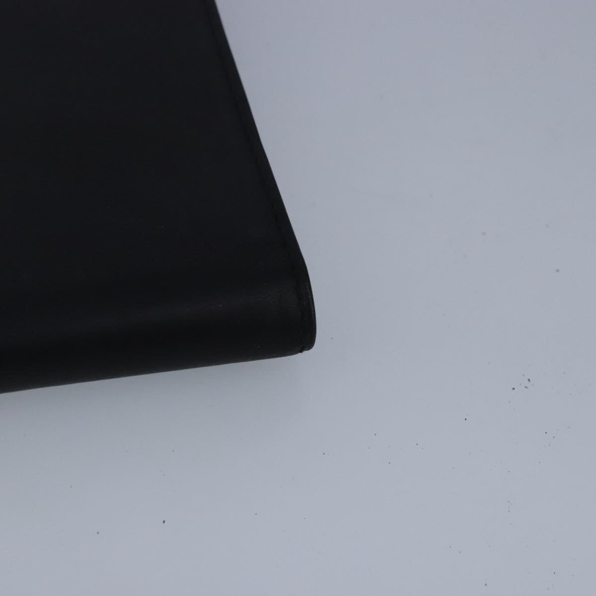 Salvatore Ferragamo Wallet Leather Black Auth bs20080