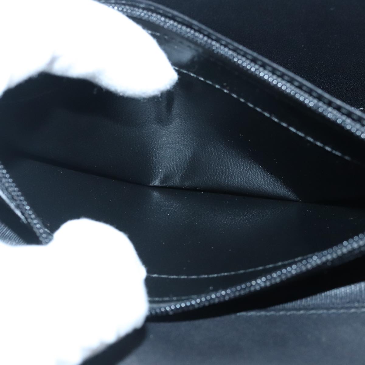 Salvatore Ferragamo Wallet Leather Black Auth bs20080