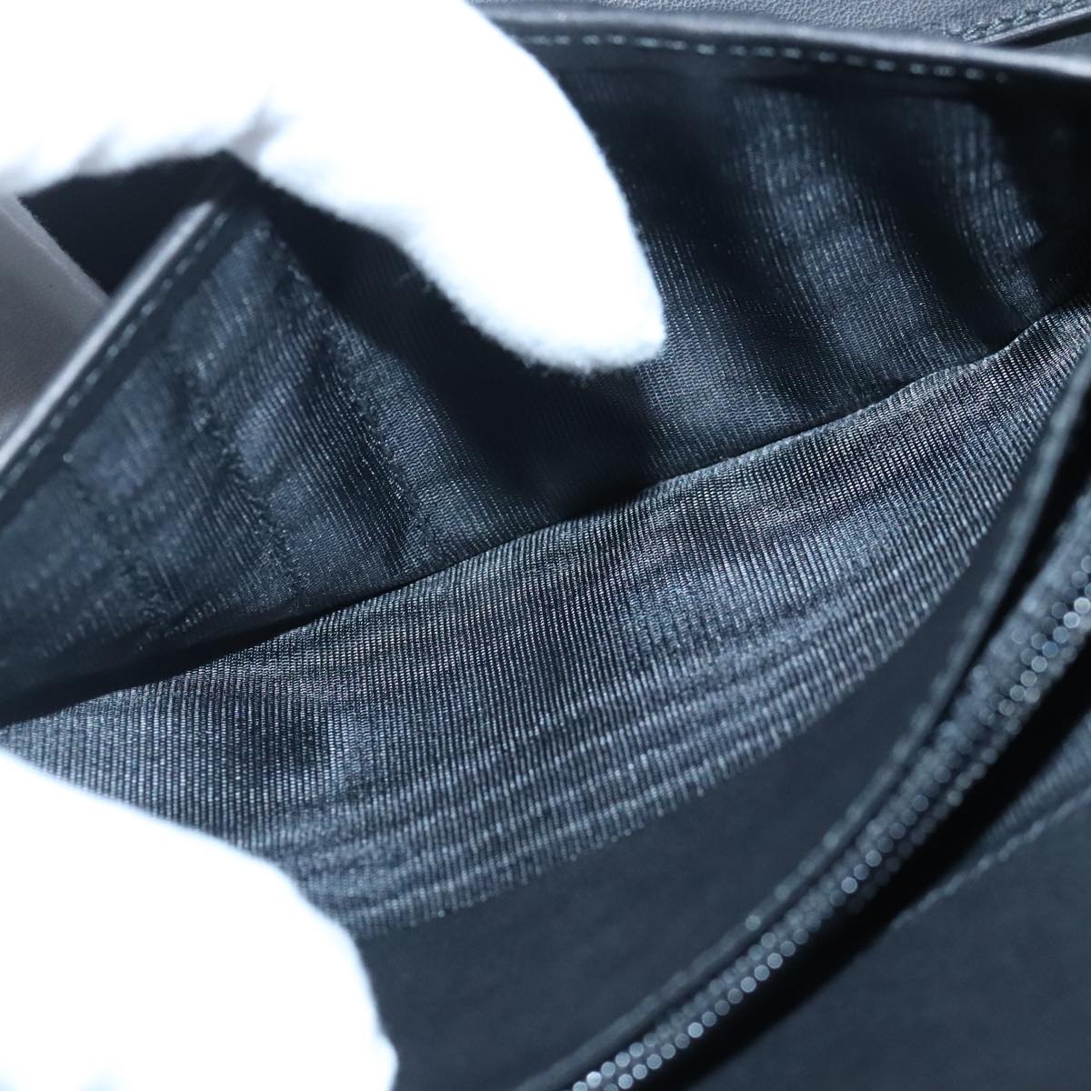 Salvatore Ferragamo Wallet Leather Black Auth bs20080