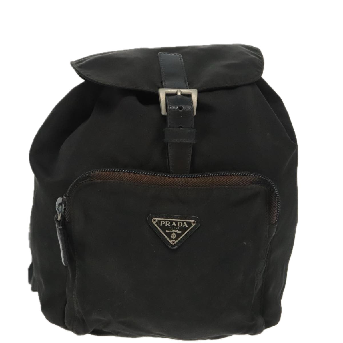 PRADA Backpack Nylon Black Auth bs20099