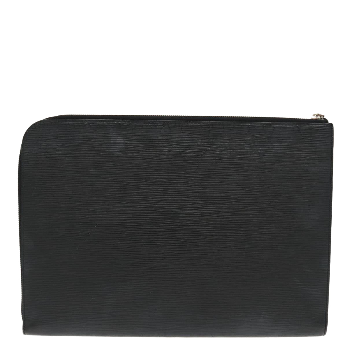 LOUIS VUITTON Epi Pochette Jules GM Clutch Bag Black M63519 LV Auth bs20118