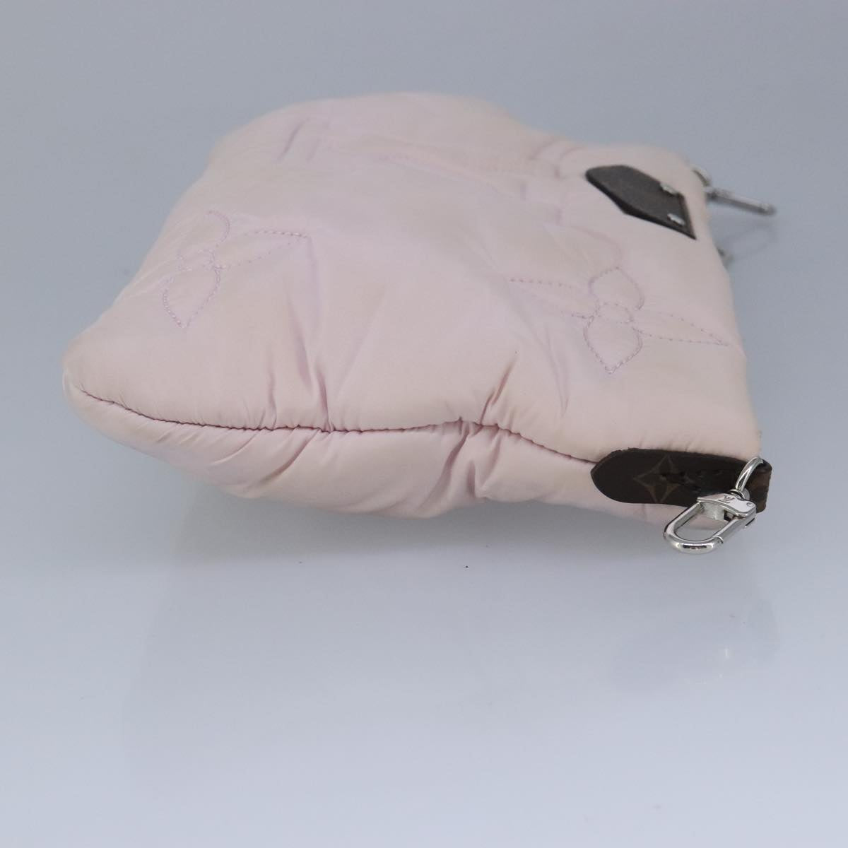 LOUIS VUITTON Maxi Multi Pochette Accessories Bag Nylon Pink M21056 Auth bs20130