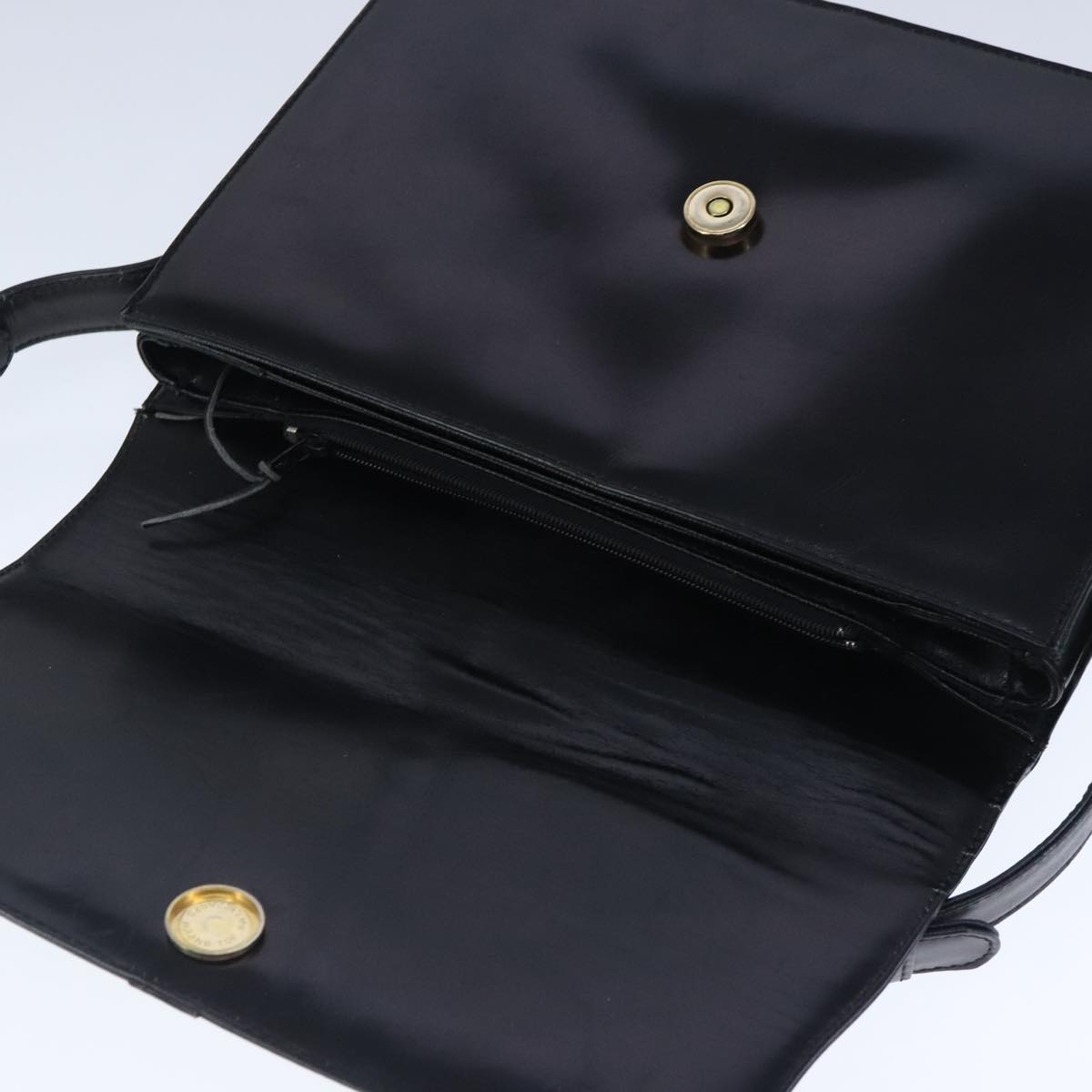 GIVENCHY Shoulder Bag Leather Black Auth bs20247