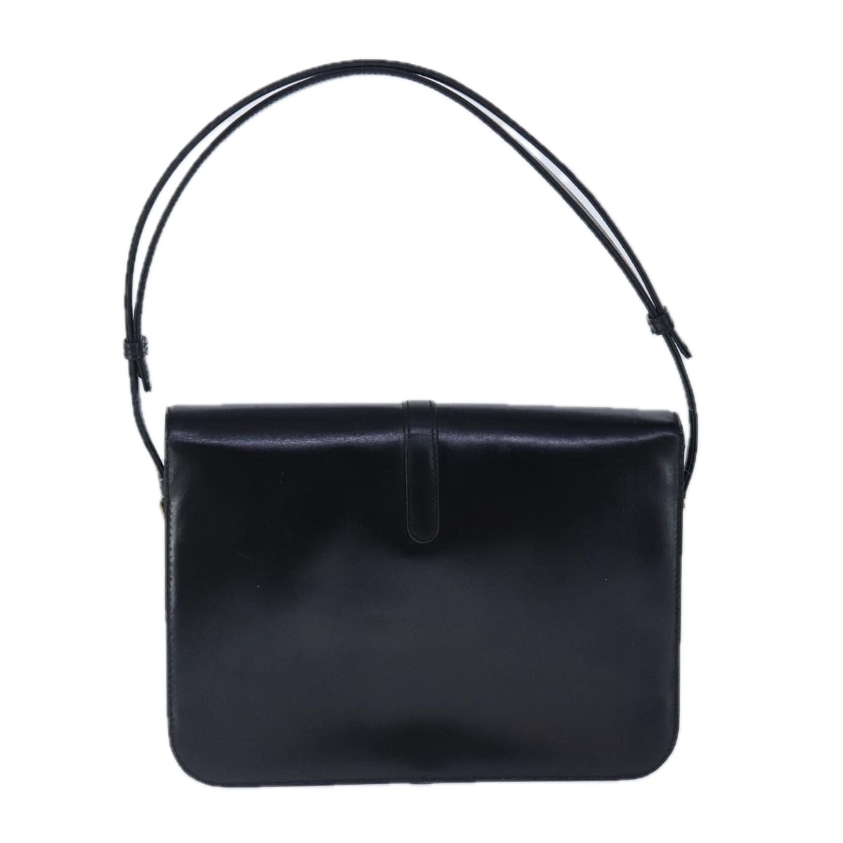 GIVENCHY Shoulder Bag Leather Black Auth bs20247