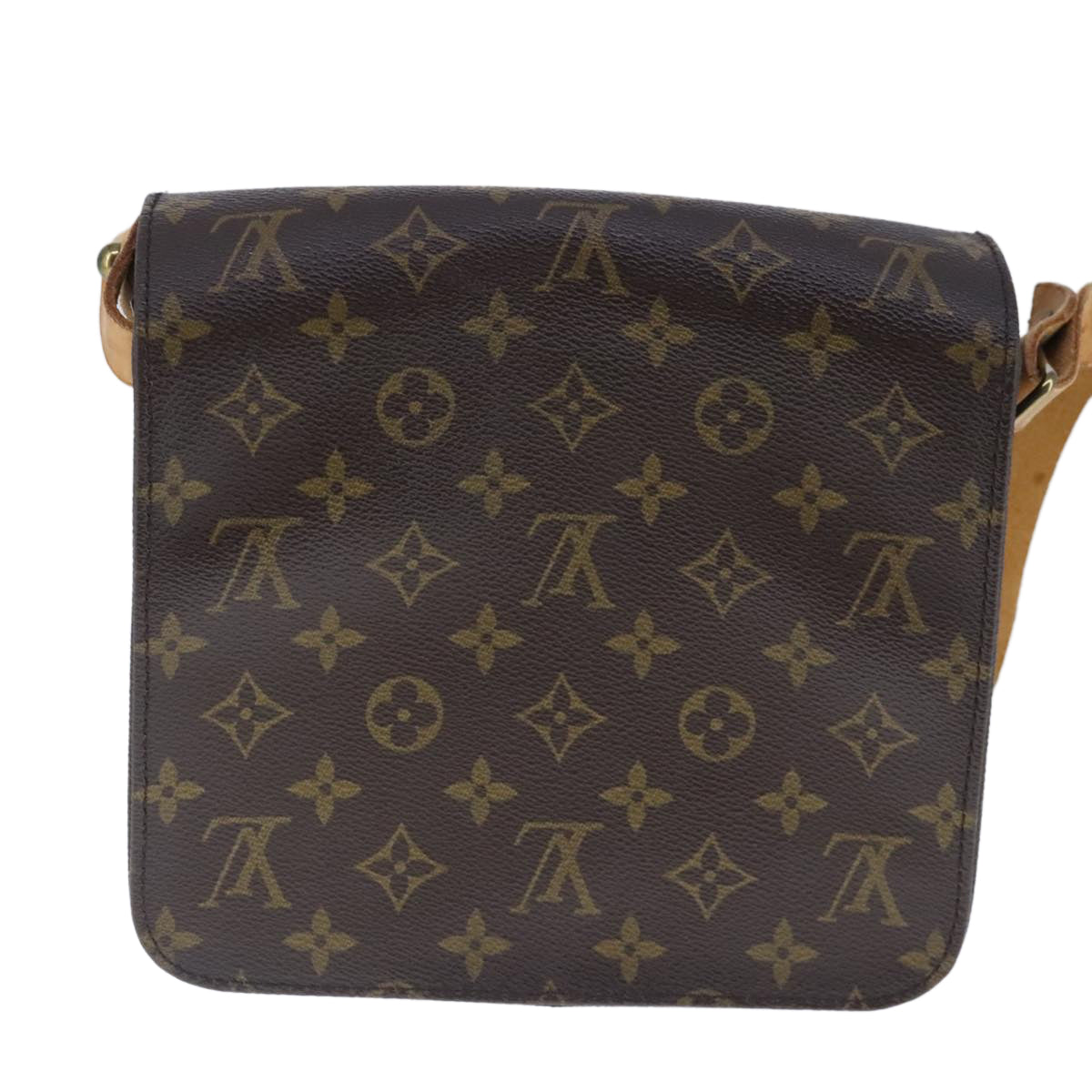 LOUIS VUITTON Monogram Cartouchiere MM Shoulder Bag M51253 LV Auth bs20280