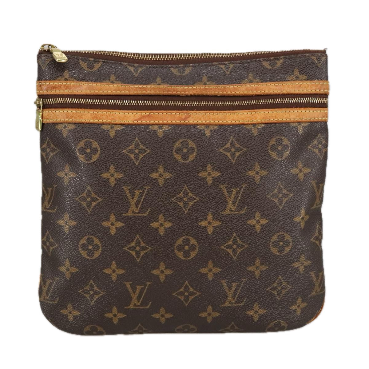 LOUIS VUITTON Monogram Pochette Bosphore Shoulder Bag M40044 LV Auth bs20281