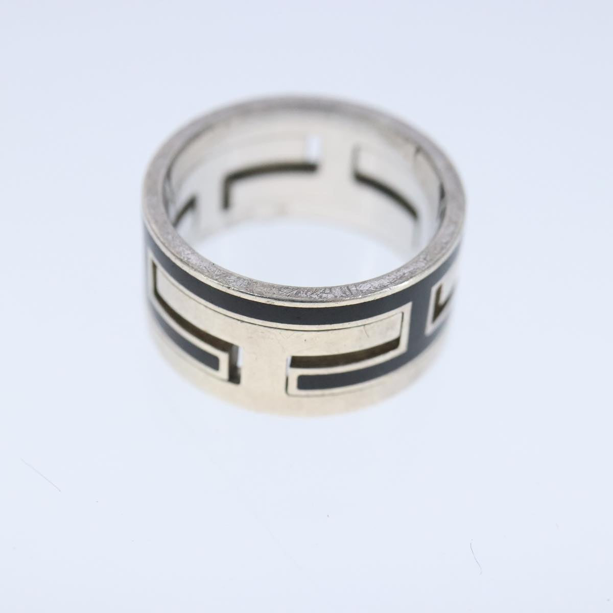 HERMES Move Ash Ring Ag925 Silver Auth bs20301