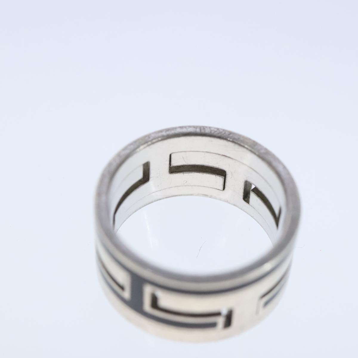 HERMES Move Ash Ring Ag925 Silver Auth bs20301