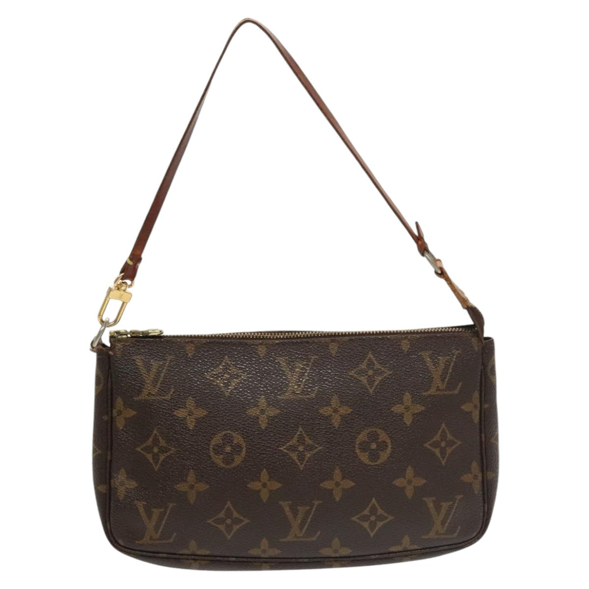 LOUIS VUITTON Monogram Pochette Accessoires Pouch M51980 LV Auth bs20313