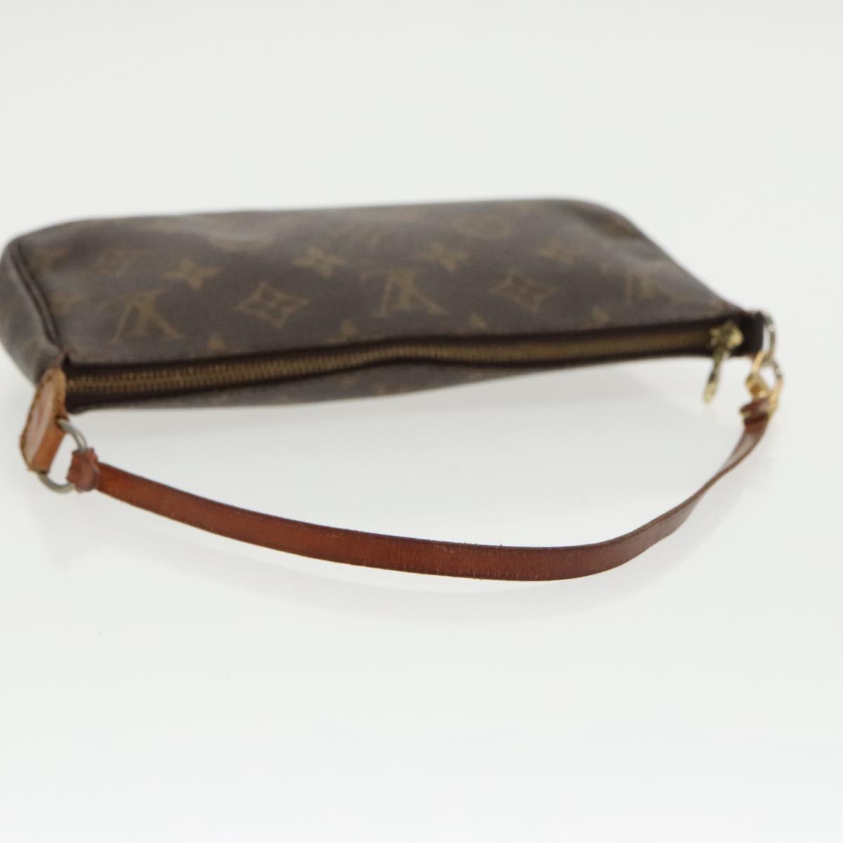 LOUIS VUITTON Monogram Pochette Accessoires Pouch M51980 LV Auth bs20313