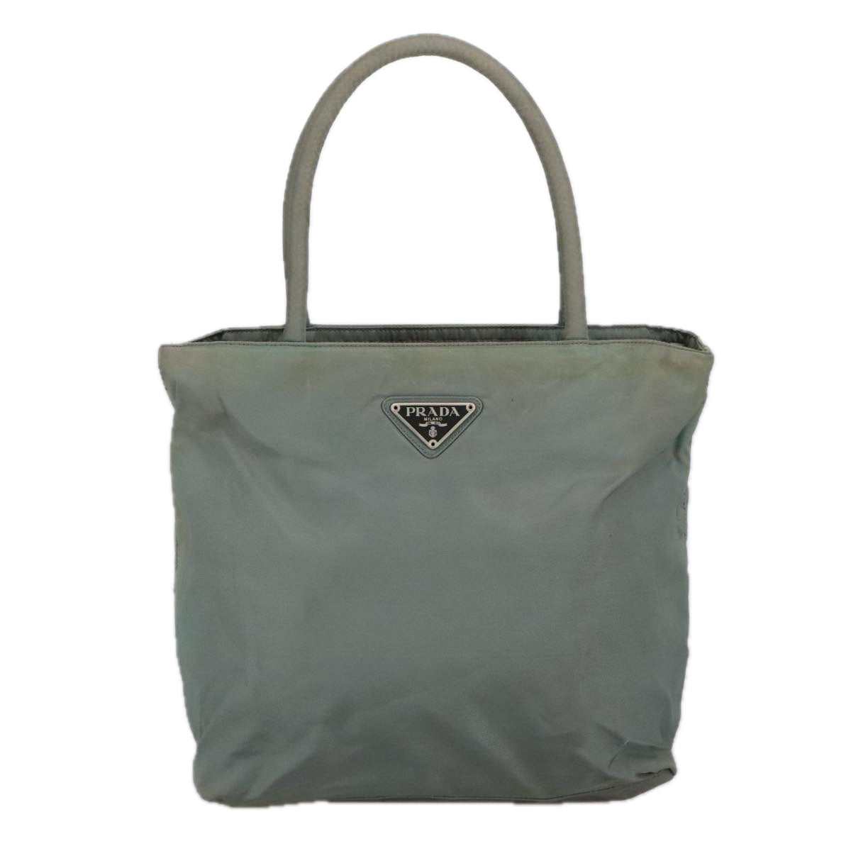 PRADA Hand Bag Nylon Khaki Auth bs20357