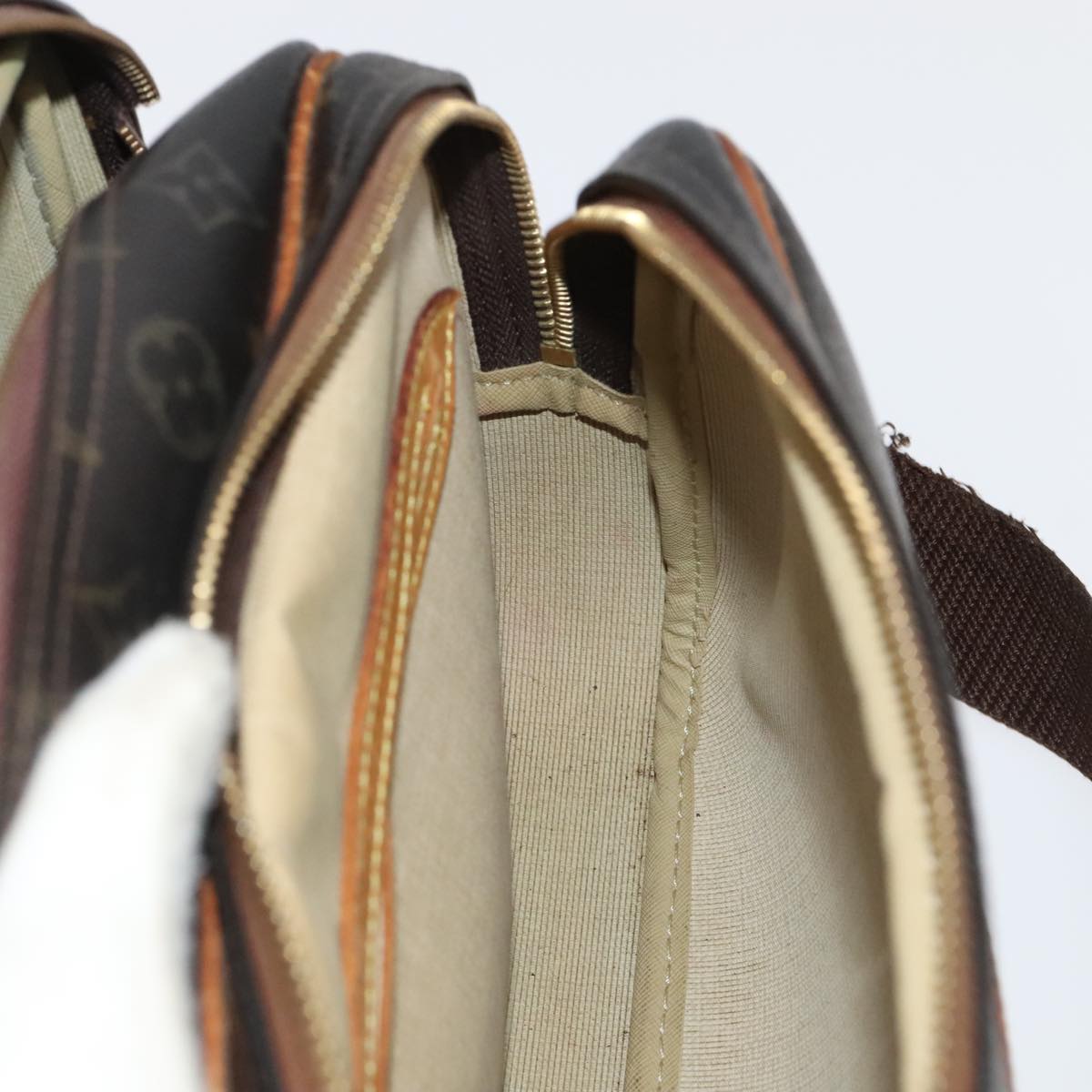 LOUIS VUITTON Monogram Reporter PM Shoulder Bag M45254 LV Auth bs20415