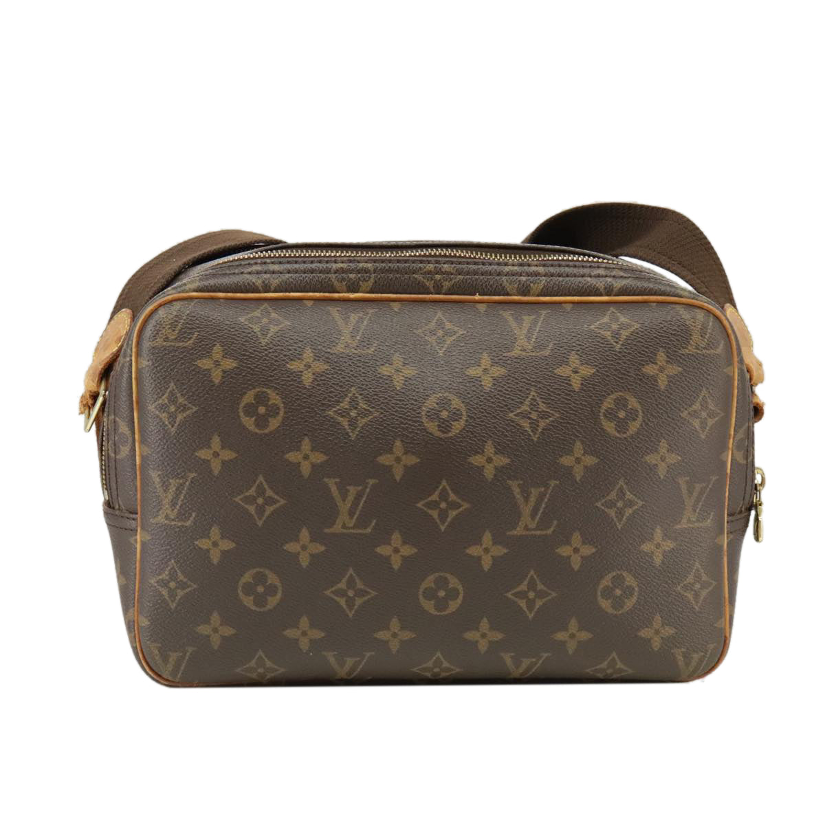 LOUIS VUITTON Monogram Reporter PM Shoulder Bag M45254 LV Auth bs20462