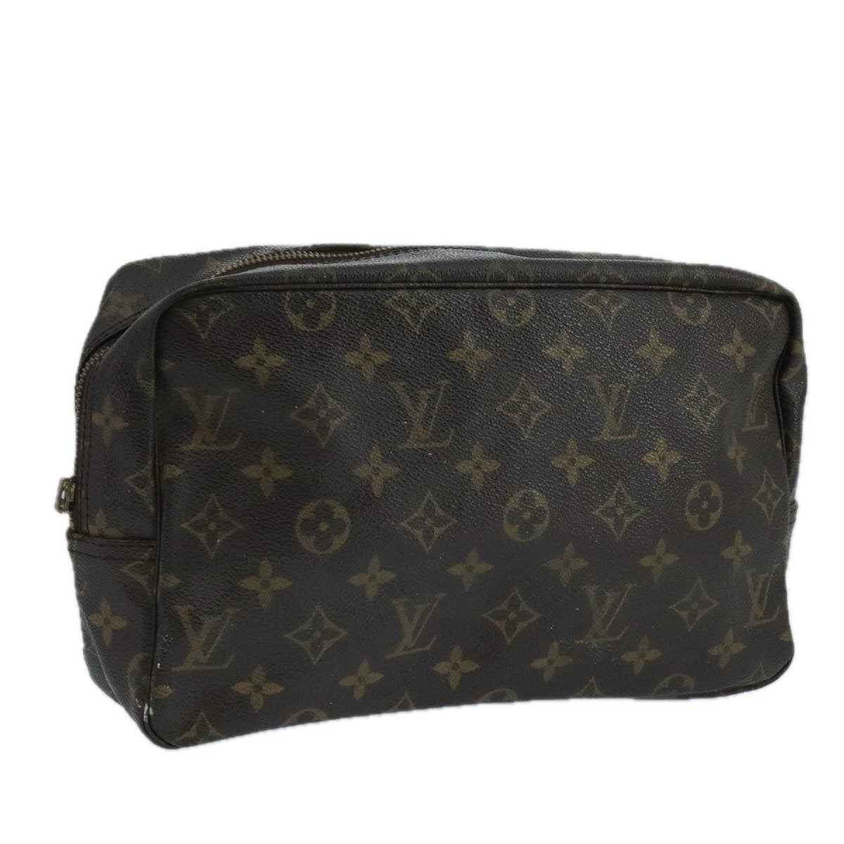 LOUIS VUITTON Monogram Trousse Toilette 28 Clutch Bag M47522 LV Auth bs20606