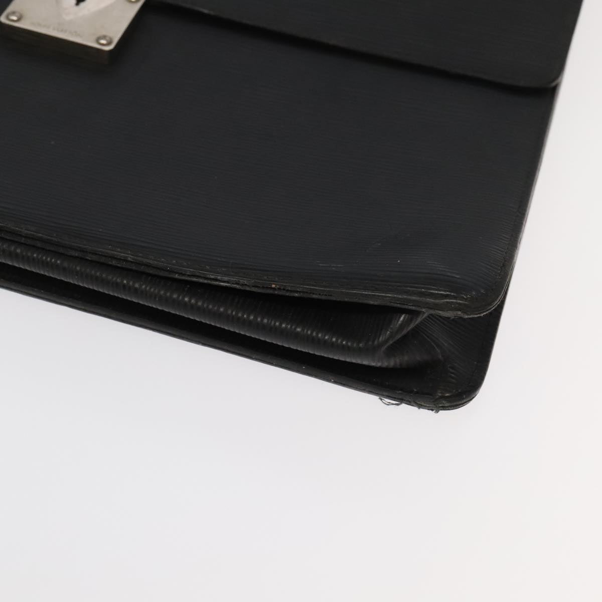 LOUIS VUITTON Epi Laguito Business Bag Noir M54552 LV Auth bs20630