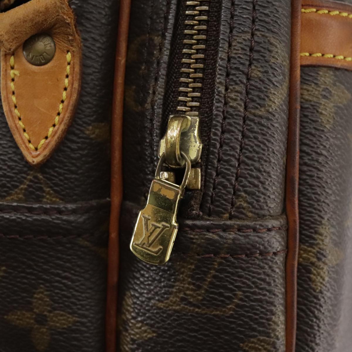 LOUIS VUITTON Monogram Reporter PM Shoulder Bag M45254 LV Auth bs20785