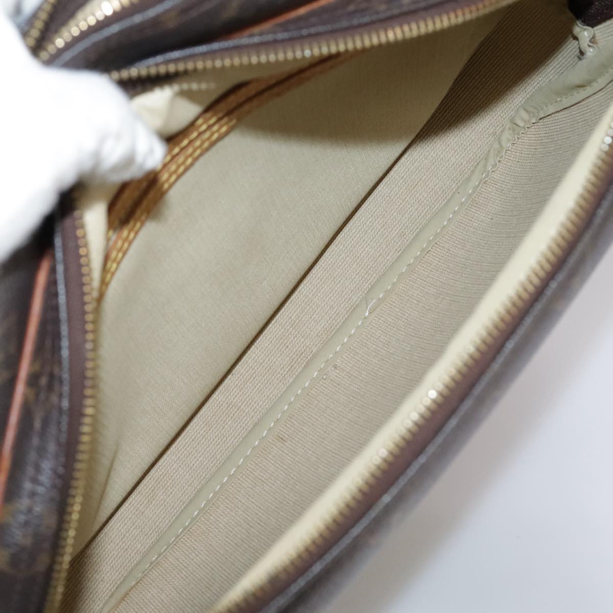 LOUIS VUITTON Monogram Reporter PM Shoulder Bag M45254 LV Auth bs20785