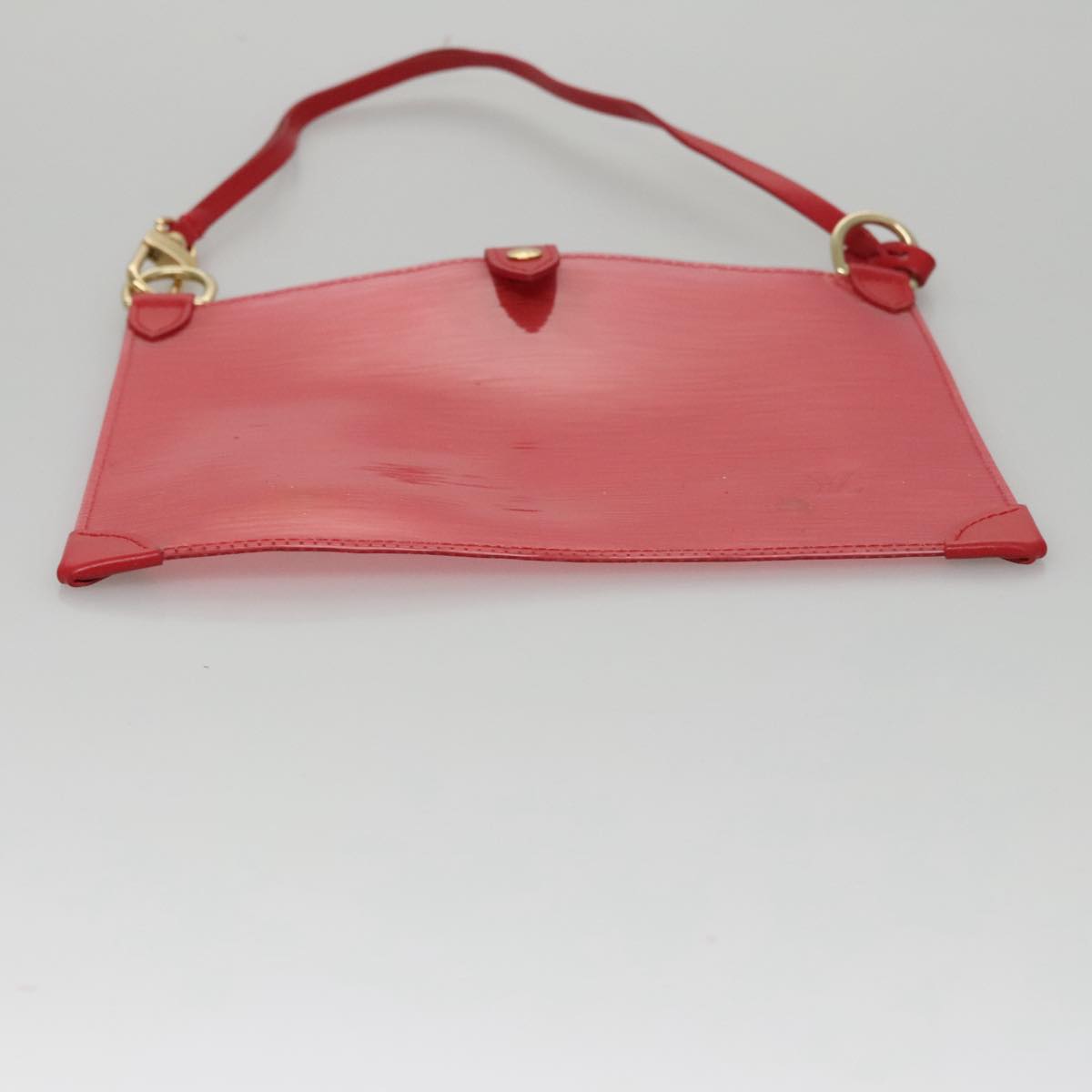 LOUIS VUITTON Epi Plage Via Hand Bag Vinyl Red Grenadine M92152 LV Auth bs20812