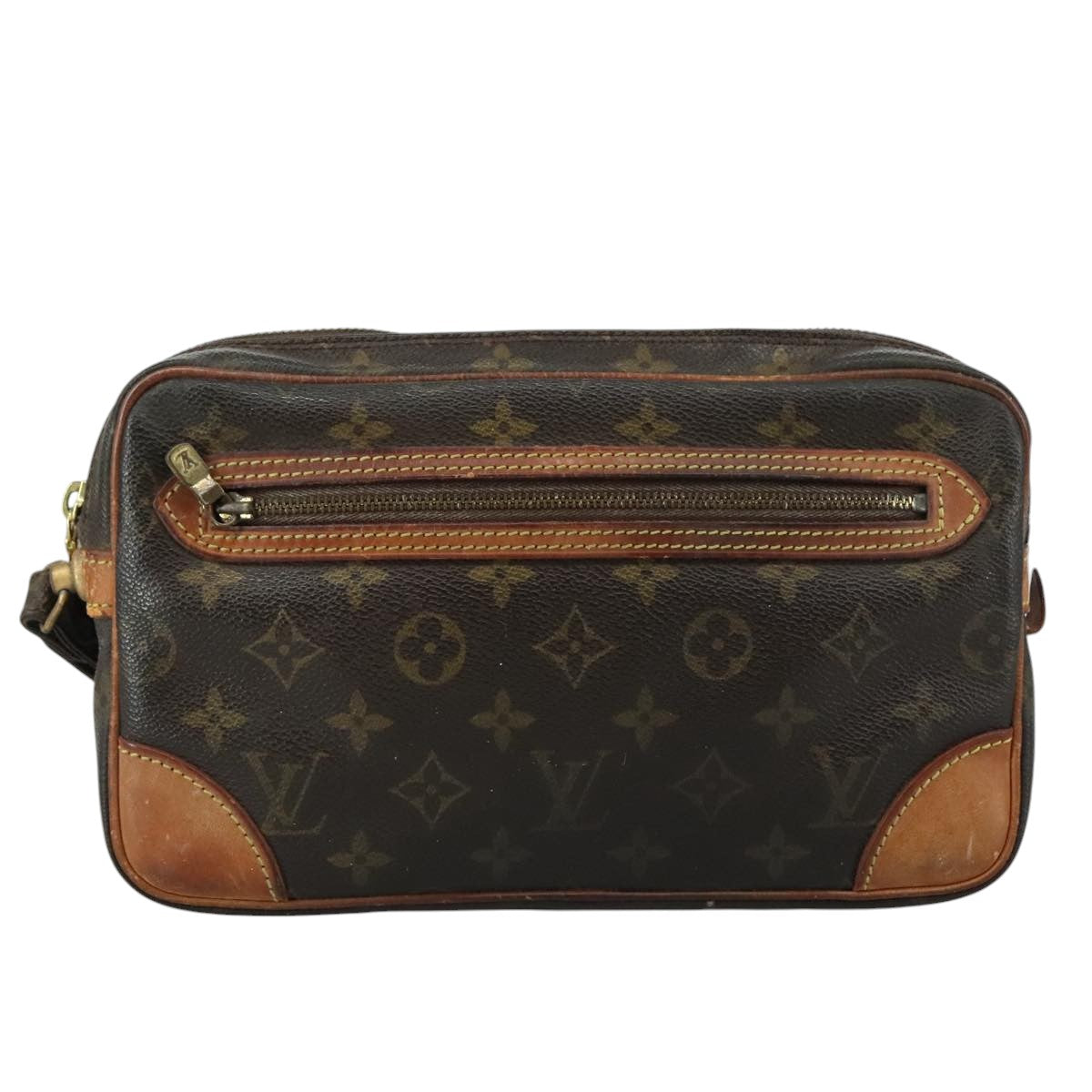 LOUIS VUITTON Monogram Marly Dragonne GM Clutch Bag M51825 LV Auth bs20856
