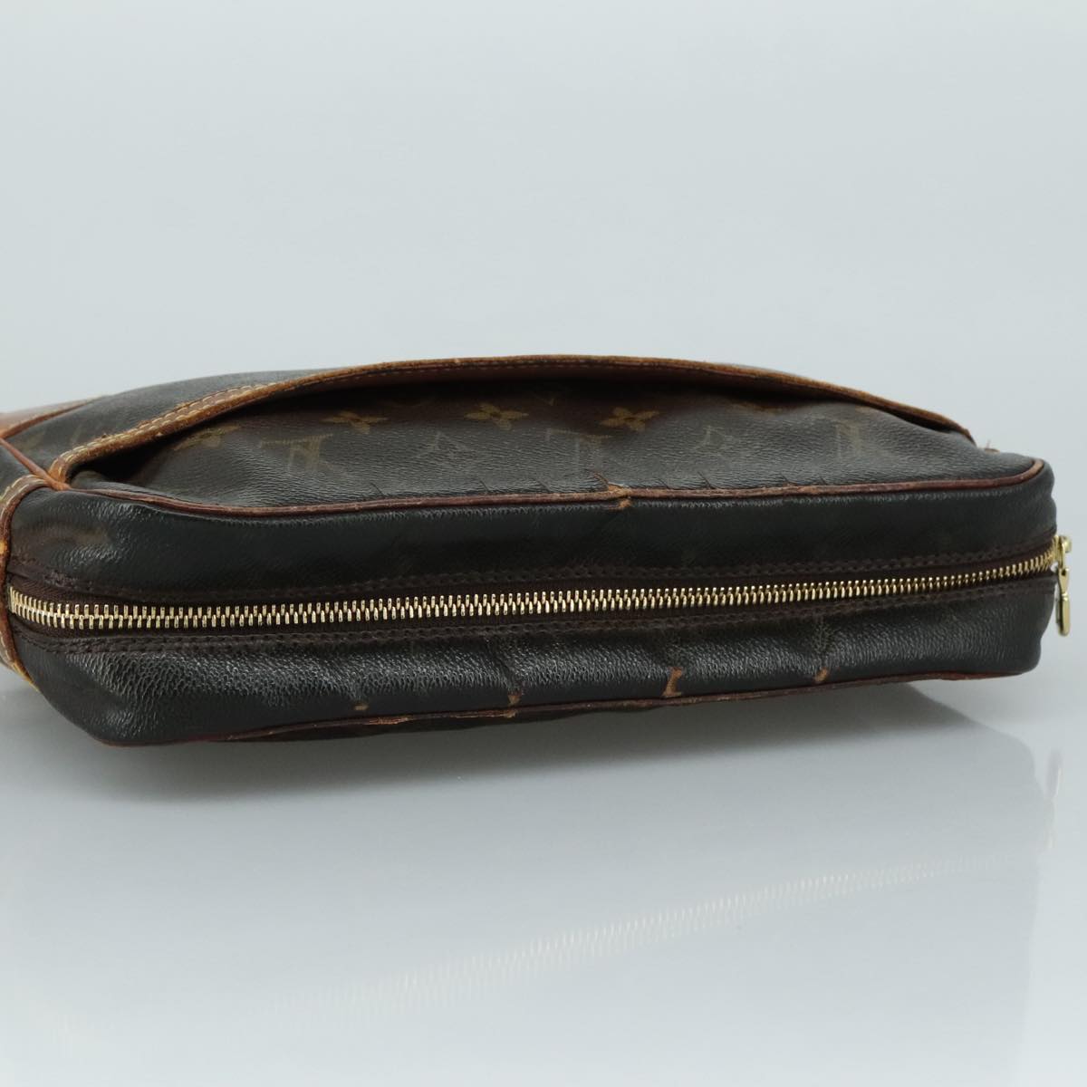 LOUIS VUITTON Monogram Compiegne 28 Clutch Bag M51845 LV Auth bs20858