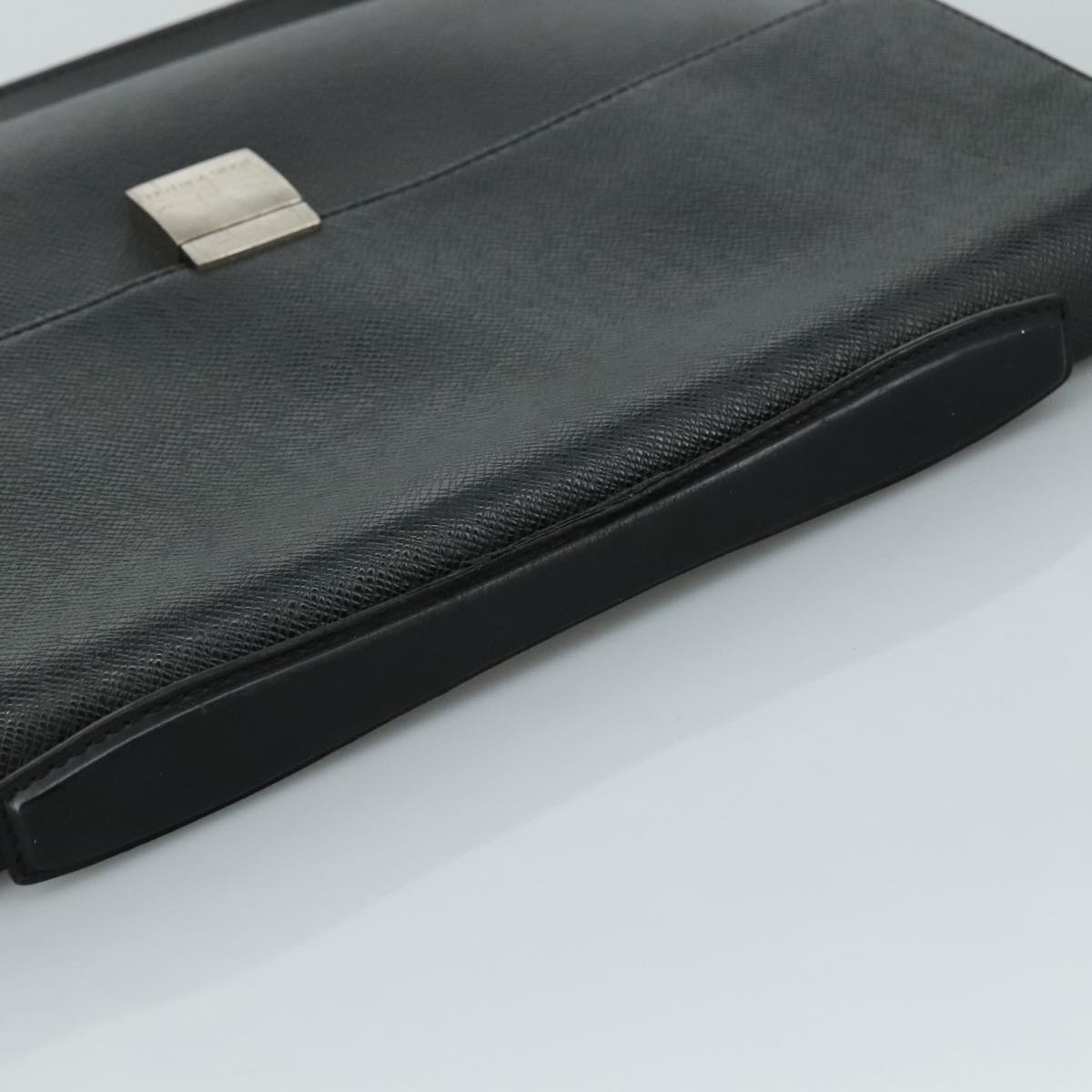 LOUIS VUITTON Taiga Porte Documents Angara Briefcase Ardoise M30772 Auth bs20889