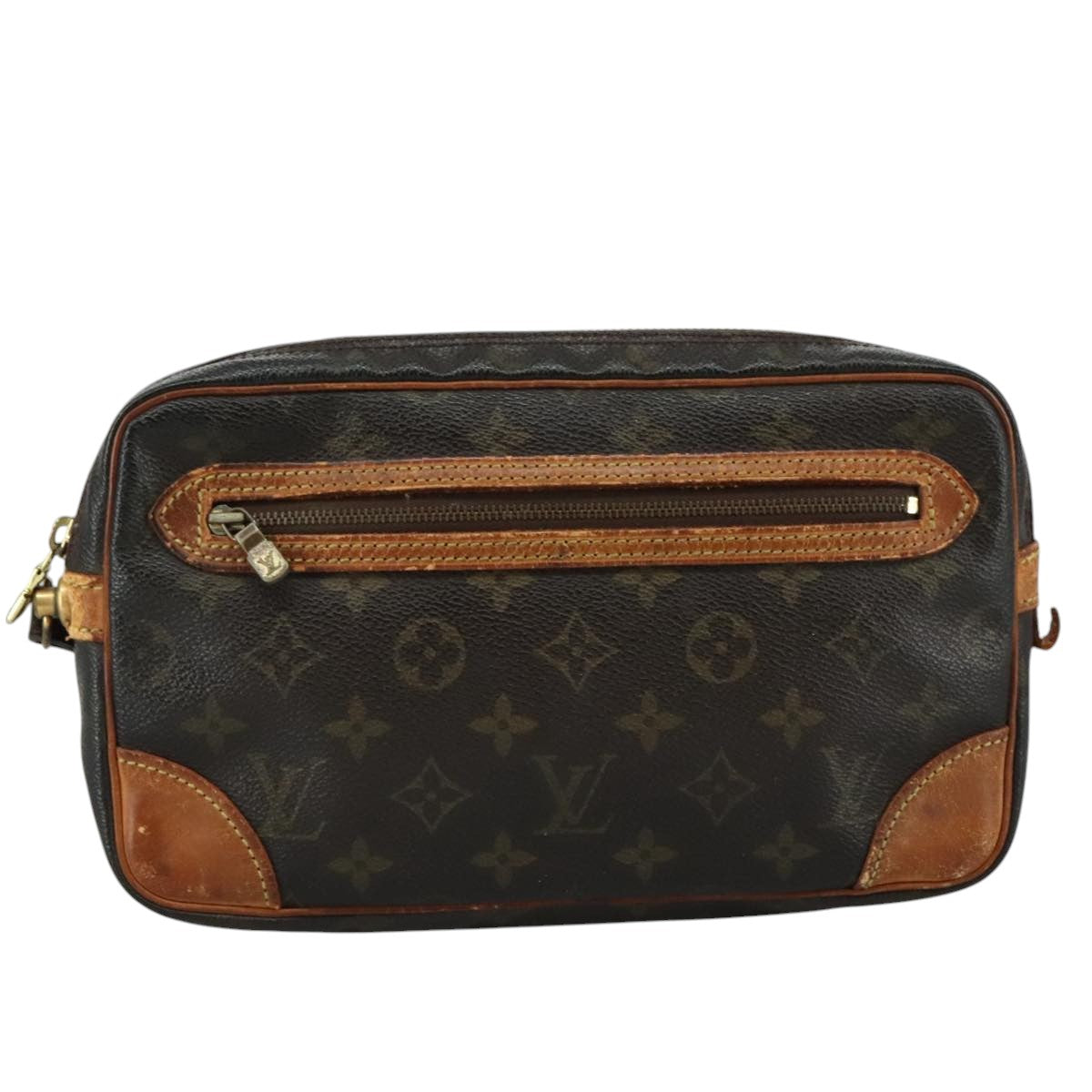 LOUIS VUITTON Monogram Marly Dragonne GM Clutch Bag M51825 LV Auth bs20990