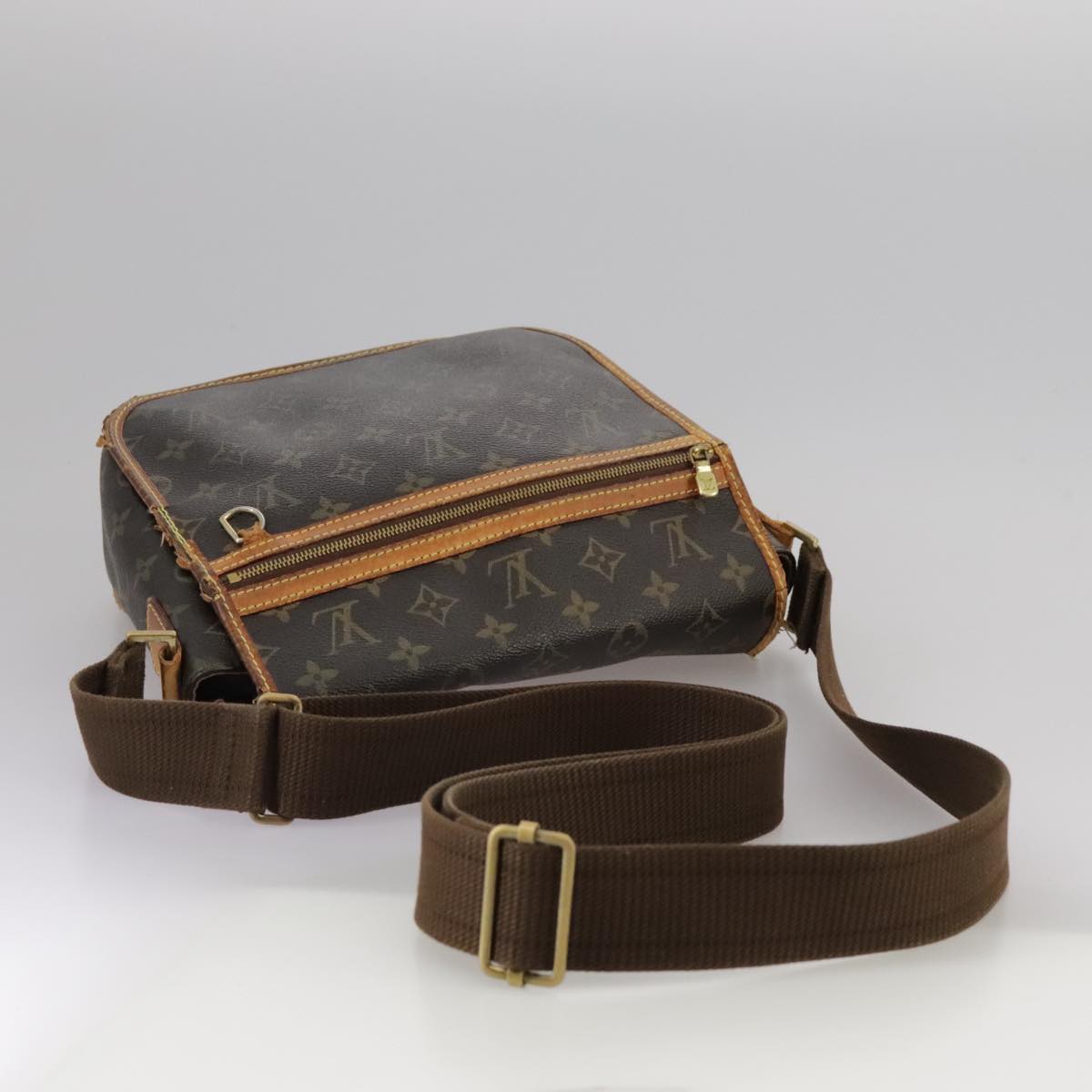LOUIS VUITTON Monogram Messenger Bosphore PM Shoulder Bag M40106 LV Auth bs20993