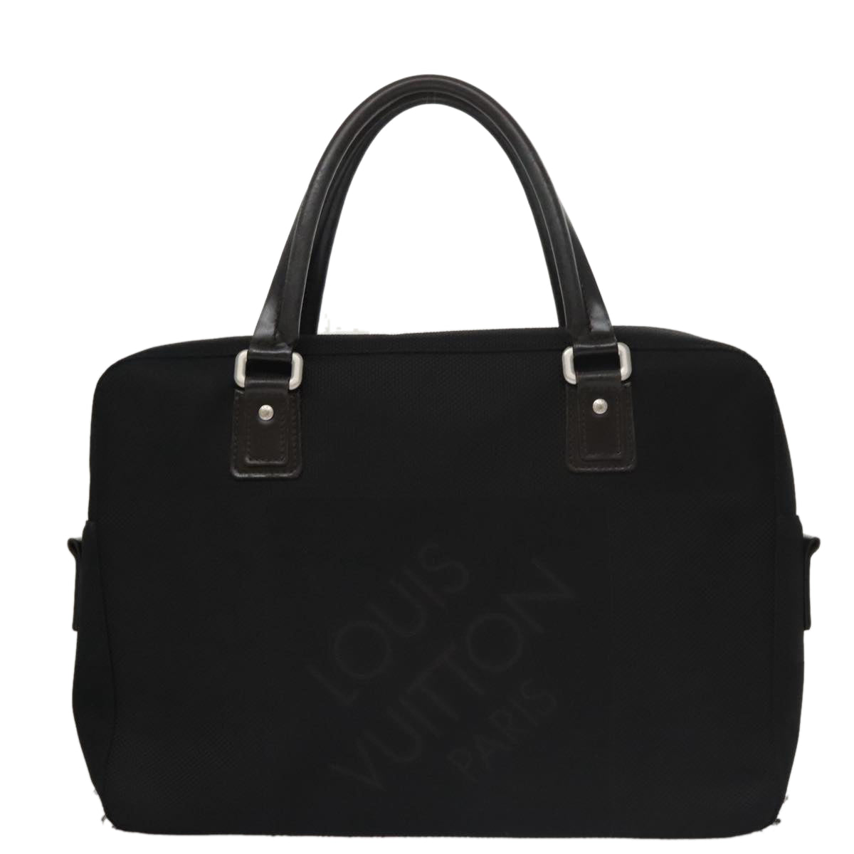 LOUIS VUITTON Damier Geant Yak Business Bag Black Noir M93082 LV Auth bs20995