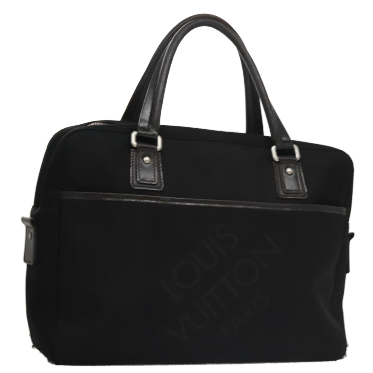 LOUIS VUITTON Damier Geant Yak Business Bag Black Noir M93082 LV Auth bs20995