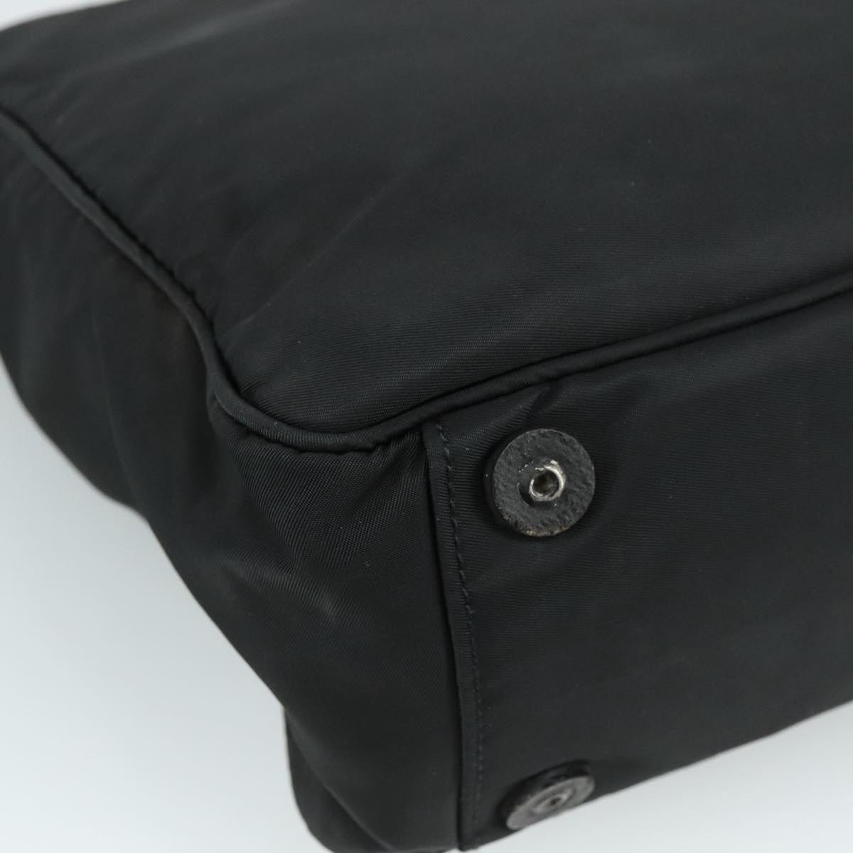 PRADA Hand Bag Nylon Black Auth bs21031