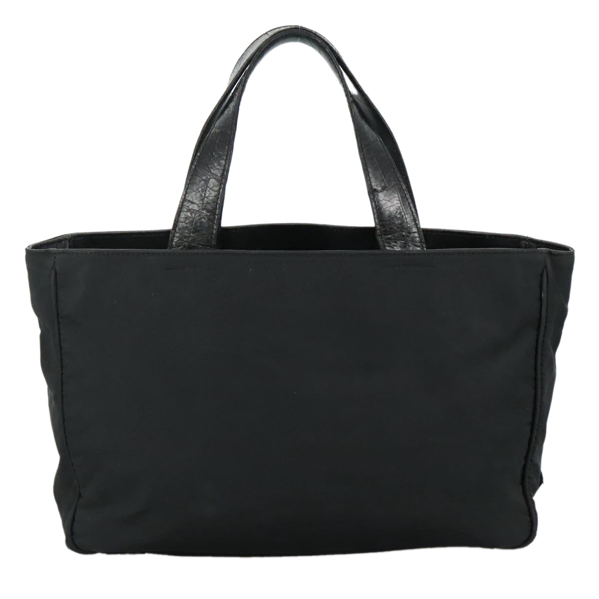 PRADA Hand Bag Nylon Black Auth bs21031